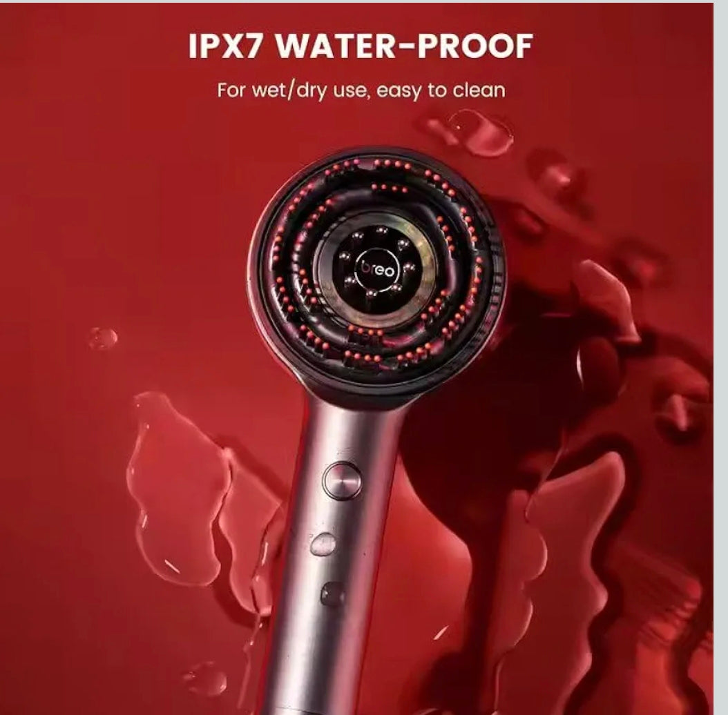 Premium Head Scalp Electric Massager Comb | Scalp Massaging Brush with 2 In 1 Hair Oil Applicator | IPX7 Waterproof,Portable Deep Massager For Hair & Head Relaxation at Home | Shiatsu Massage for Hair Growth/Stress Relax