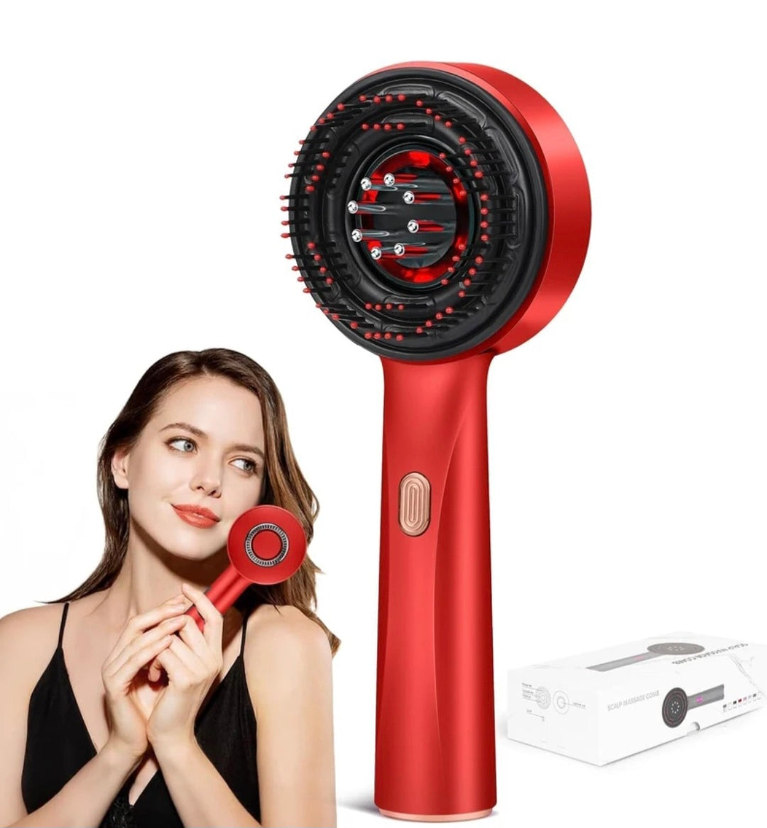 Premium Head Scalp Electric Massager Comb | Scalp Massaging Brush with 2 In 1 Hair Oil Applicator | IPX7 Waterproof,Portable Deep Massager For Hair & Head Relaxation at Home | Shiatsu Massage for Hair Growth/Stress Relax