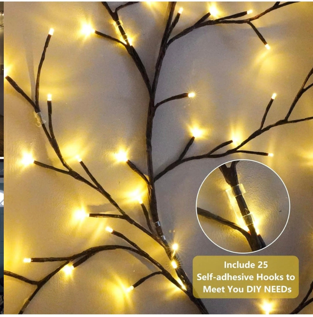 Rapid Willow Vine Lights Flexible Enchanted Fairy Lights Twinkle Tree Lighted Branches