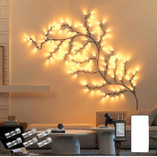 Rapid Willow Vine Lights Flexible Enchanted Fairy Lights Twinkle Tree Lighted Branches