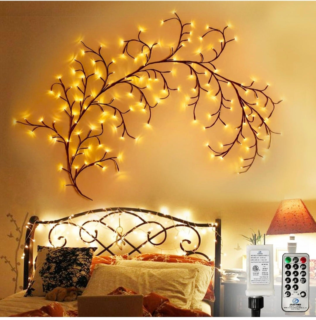 Rapid Willow Vine Lights Flexible Enchanted Fairy Lights Twinkle Tree Lighted Branches